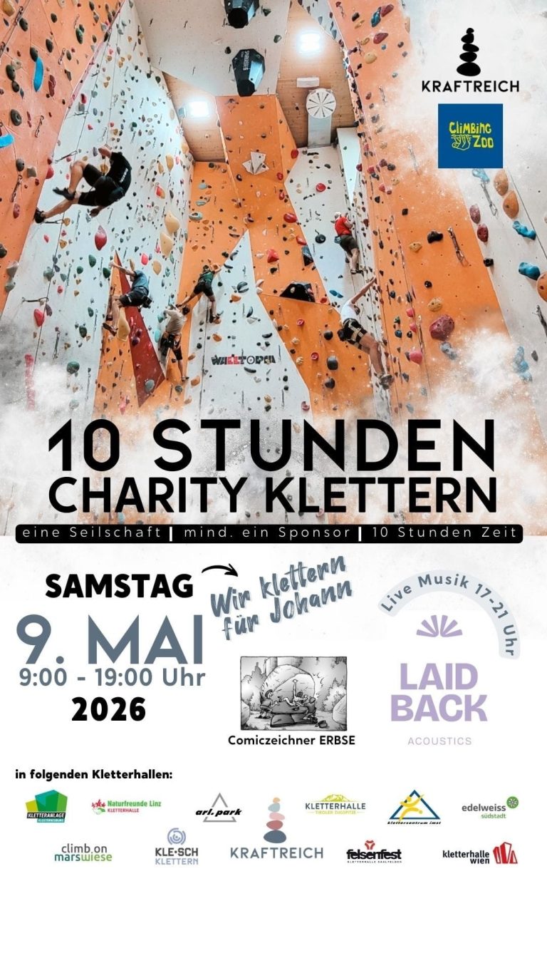 Preisgeld und Sachpreise beim 10 Stunden Charity Klettern 2026